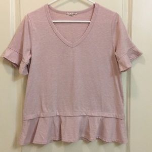 2 FOR $10 ~ Pink V-neck Jane & Delancey T-shirt